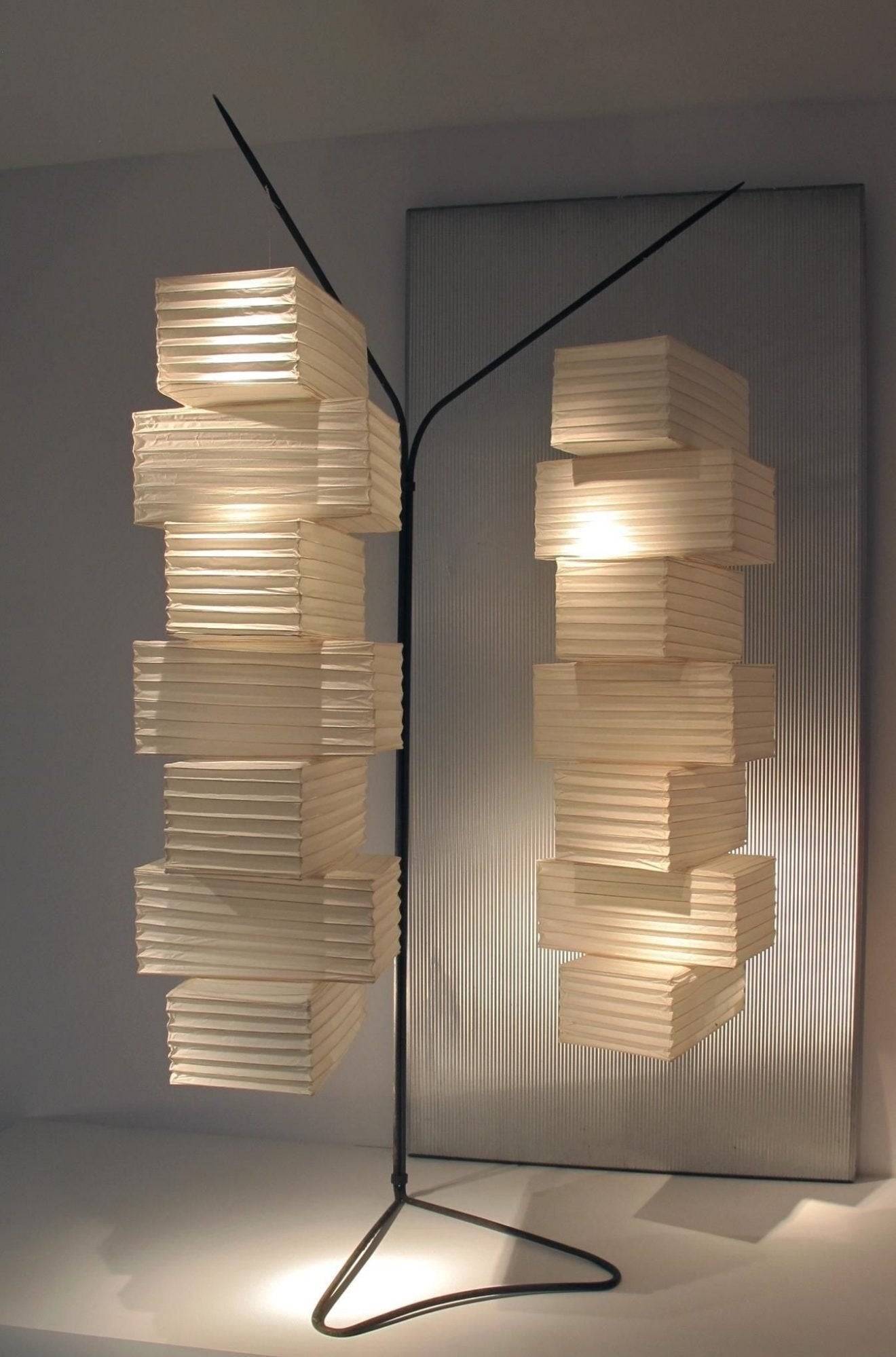 Uf4-l10 Akari Rice Paper Pendant Lamp | Japanese Lanterns - Lamps