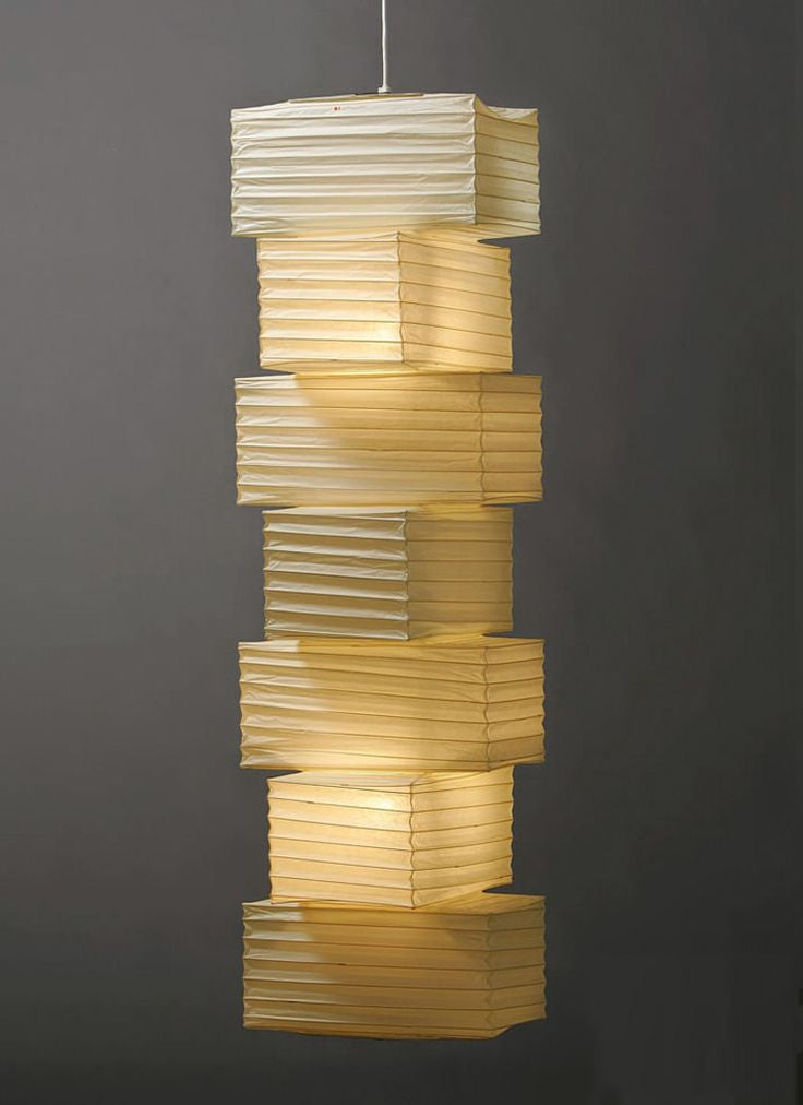 Uf4-l10 Akari Rice Paper Pendant Lamp | Japanese Lanterns - Lamps