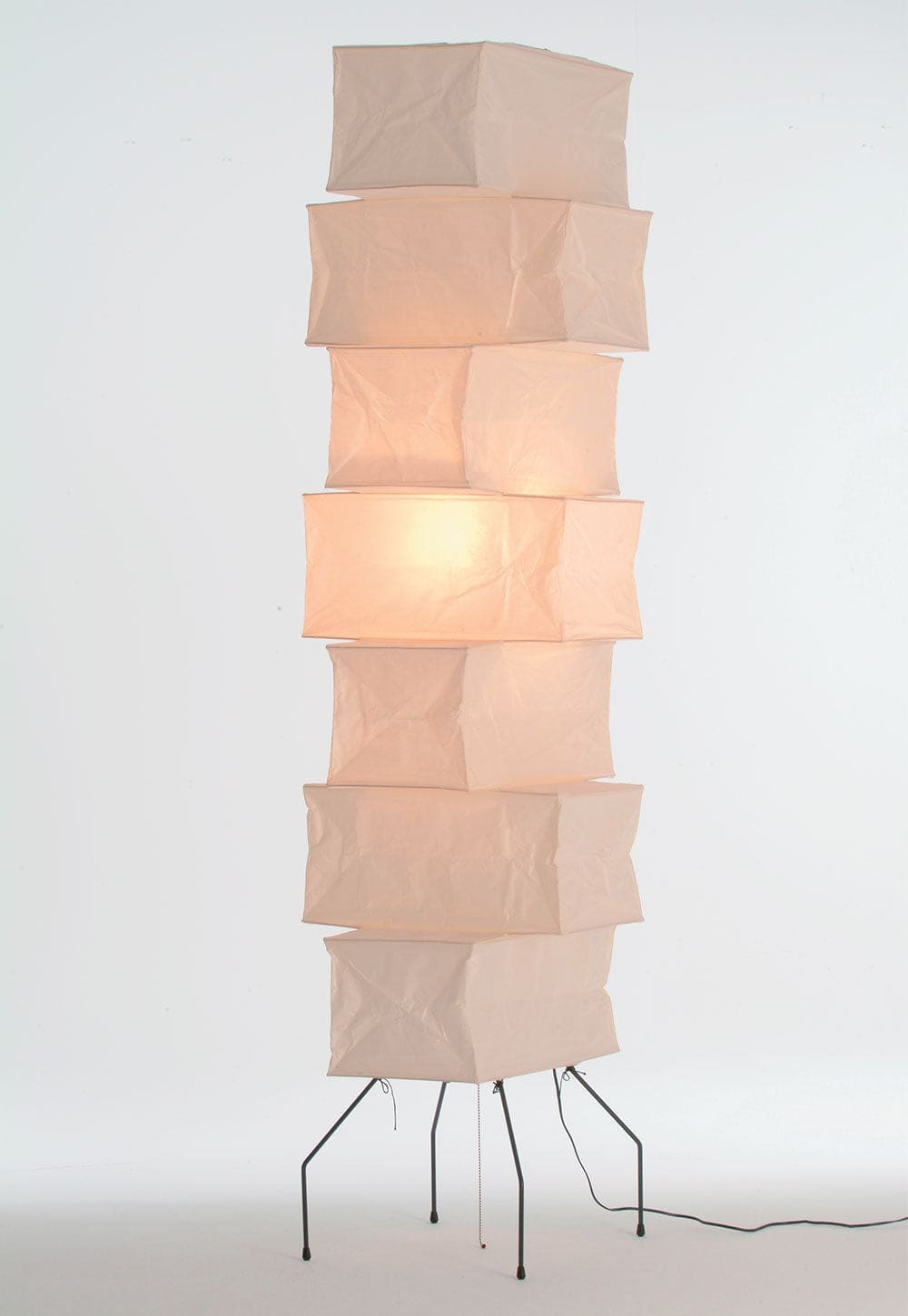 Isamu Noguchi Akari Light Sculpture Model Uf4-l10 Handcrafted | Floor Lamp for Living Room - Lamps