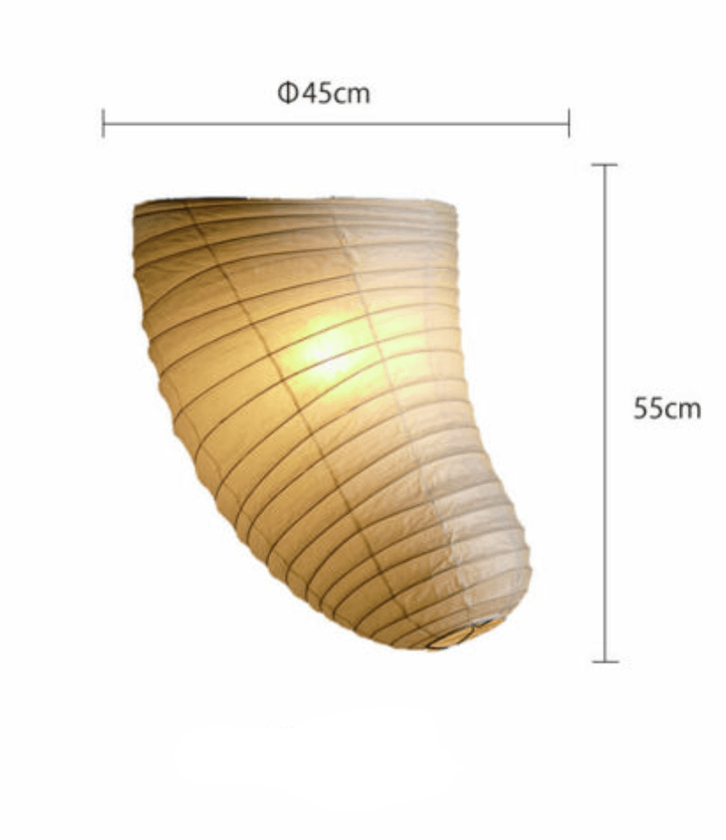 Vb13 Paper Pendant Lamp Japandi Decor Ceiling Lamps for Living Room Bedroom - Lamps