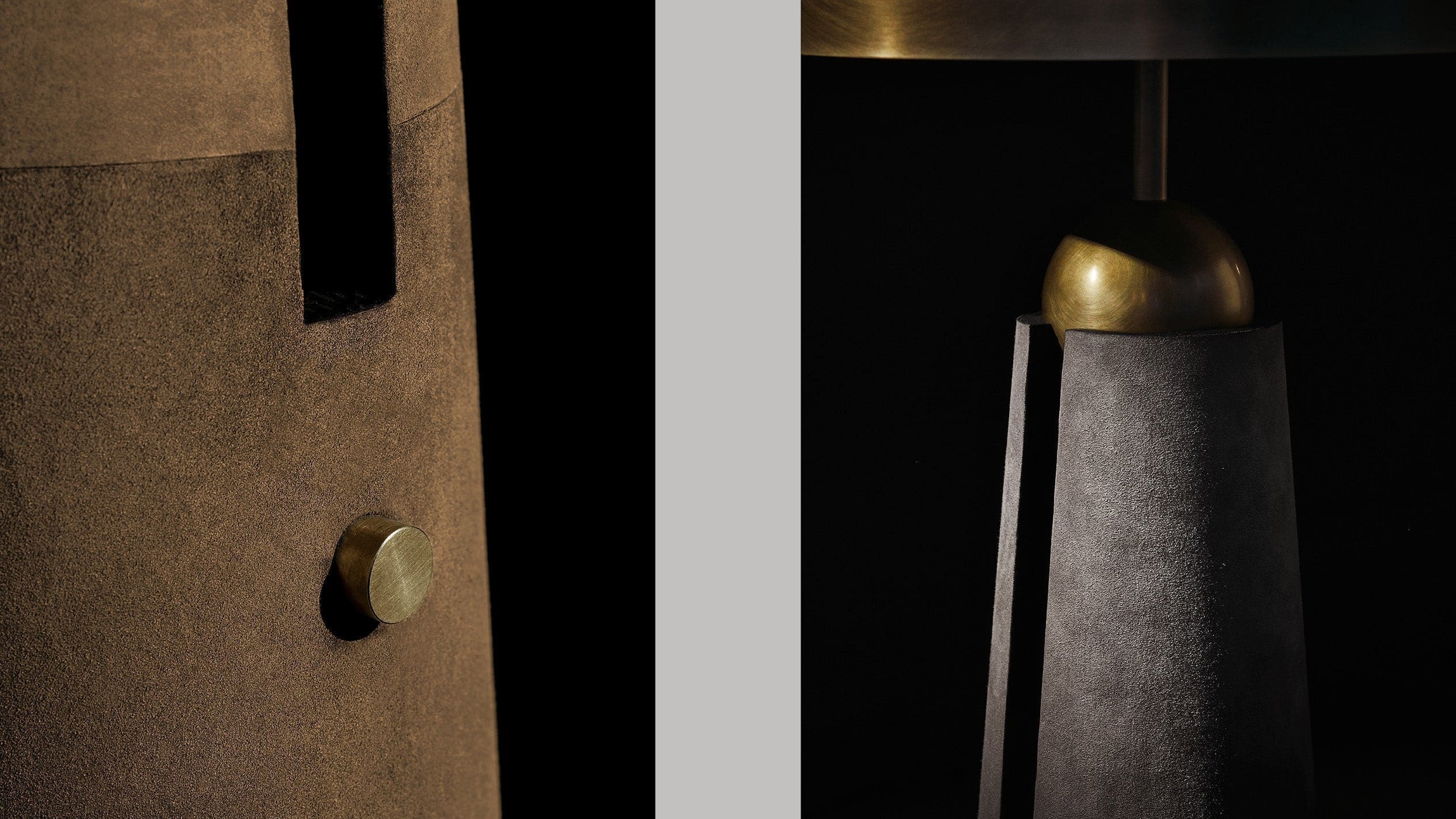 Mid Century Modern Floor Lamps - Vintage - Copper Finish