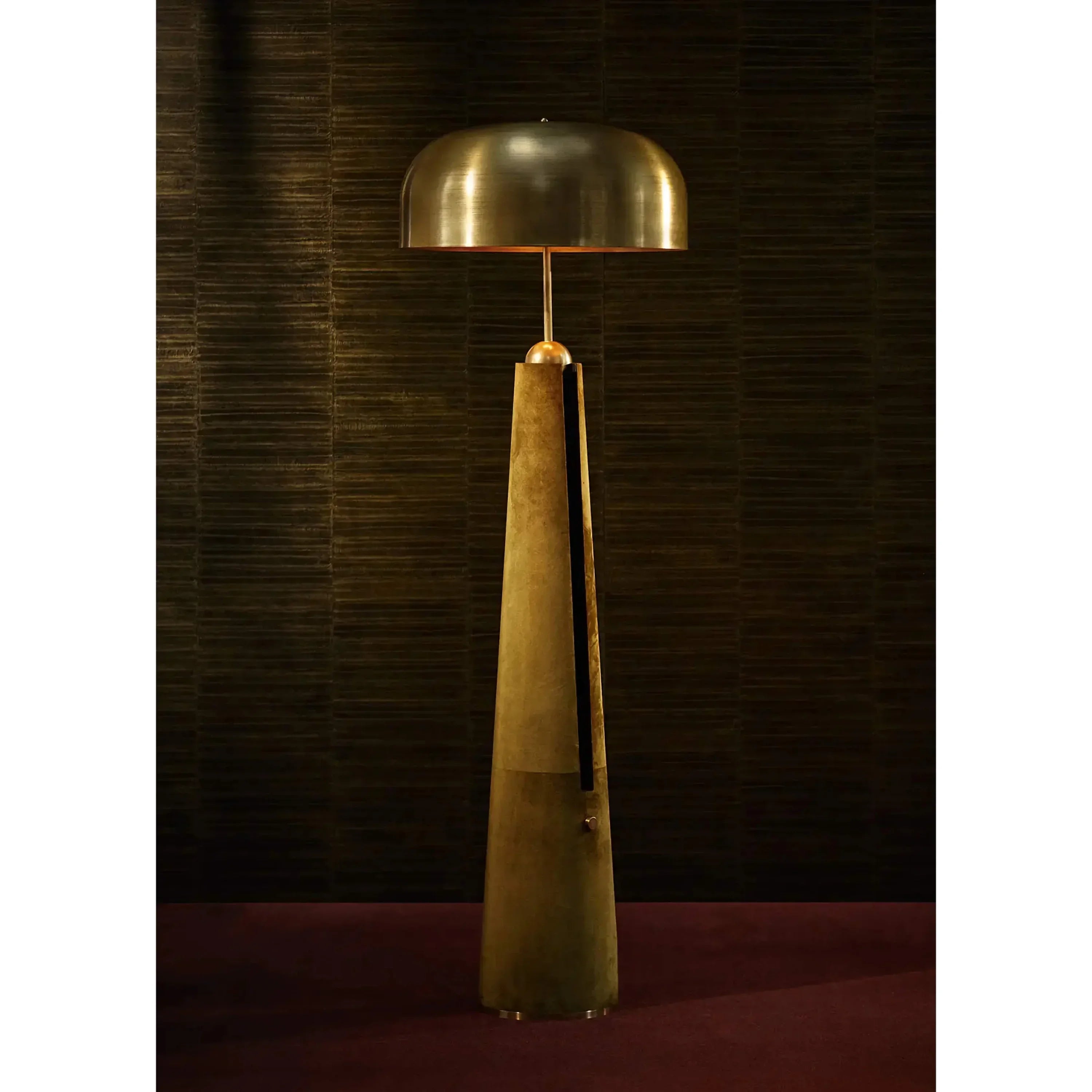 Mid Century Modern Floor Lamps Vintage Copper Finish
