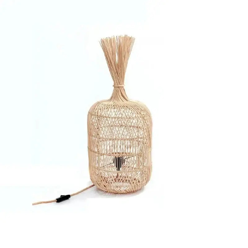 Vintage Handcrafted Bamboo Lamp Collection Floor Lamps Pendant Natural Material - Lamps