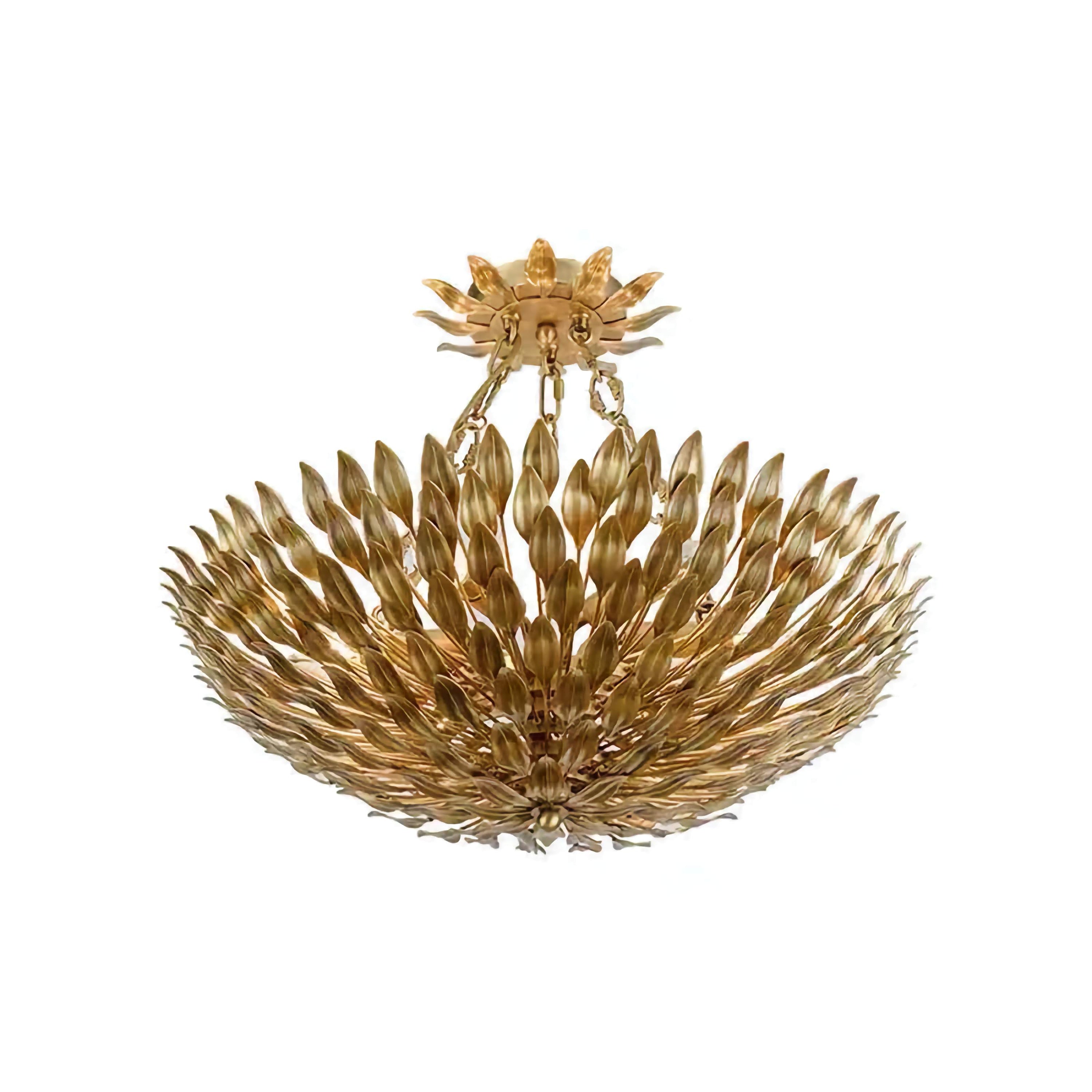 VINTAGE IRON NEST CHANDELIER | CLNC0142 - Semi-flush mounts
