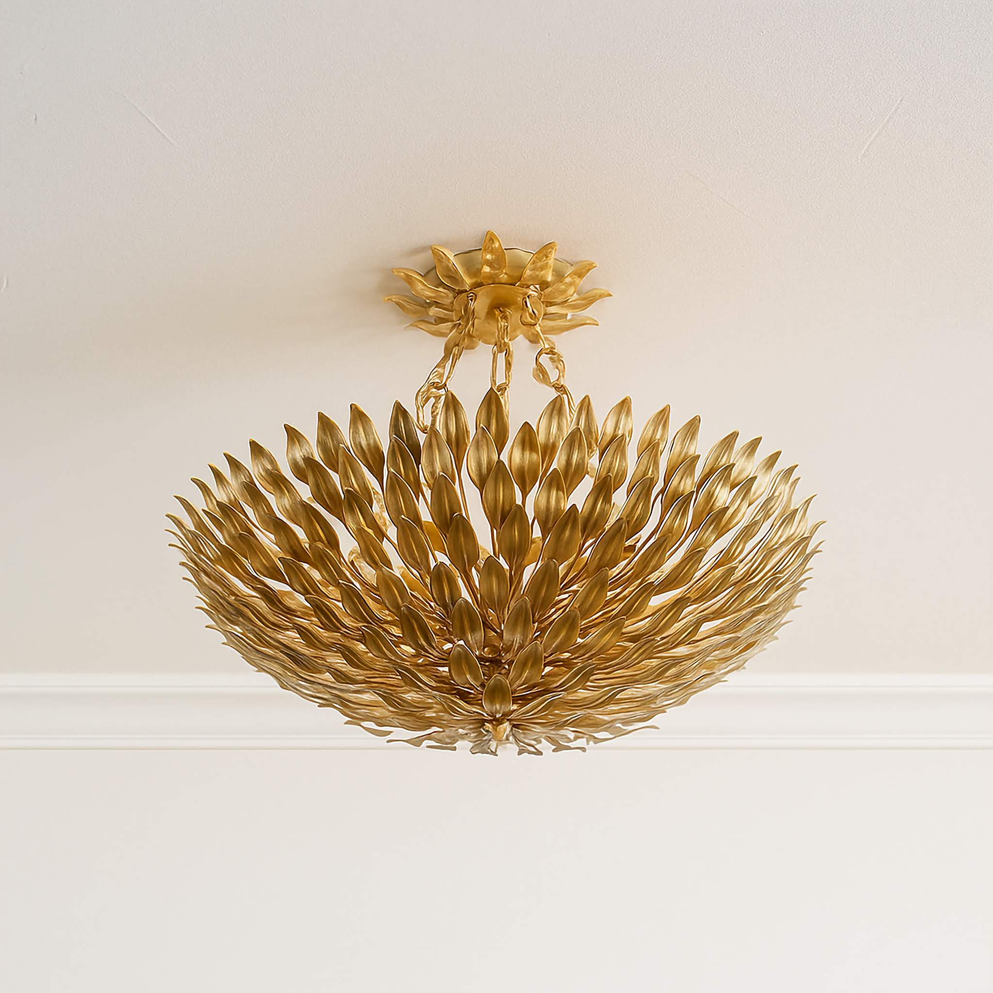 VINTAGE IRON NEST CHANDELIER | CLNC0142 - Semi-flush mounts