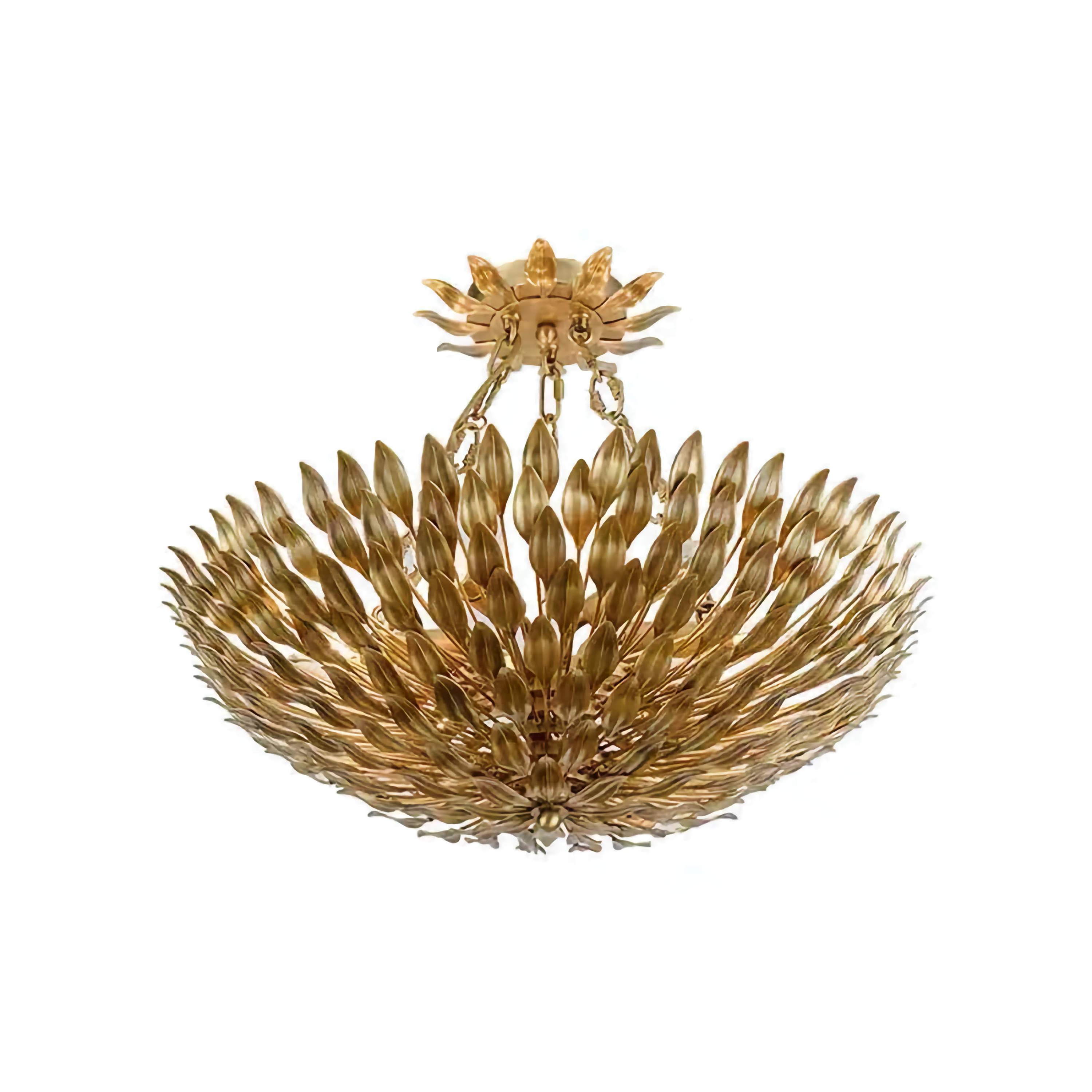 VINTAGE IRON NEST CHANDELIER | CLNC0142 - Semi-flush mounts