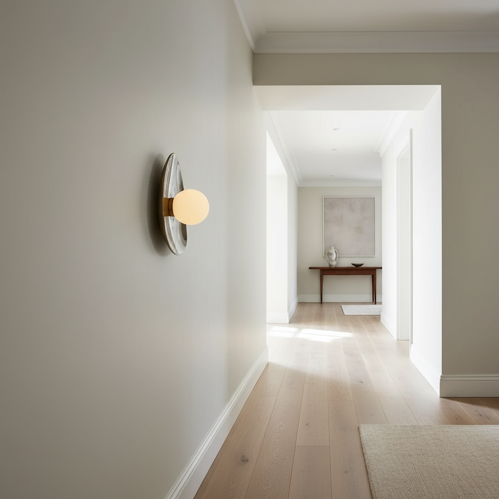 Organic Ceramic Wall Sconce Gold – Modern Bedroom Hallway Accent Light Casalolalights Luxury Lamps for Interior