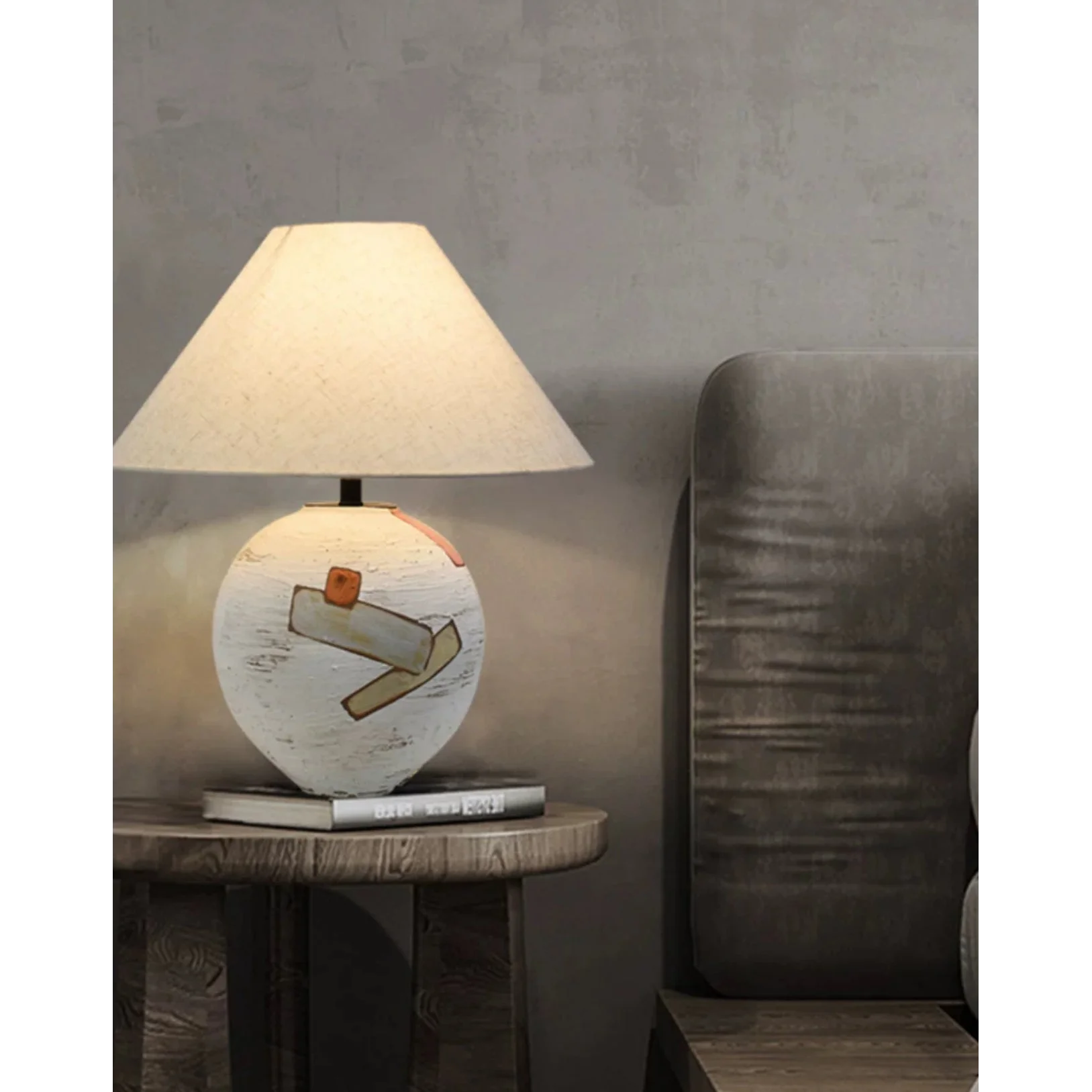 Il Sogno ceramic table lamp full view