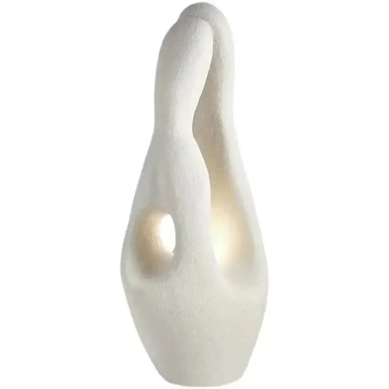 Wabi-sabi Luxury Modern Minimalism White Floor Lamp for Living Room Bedroom - Lamps