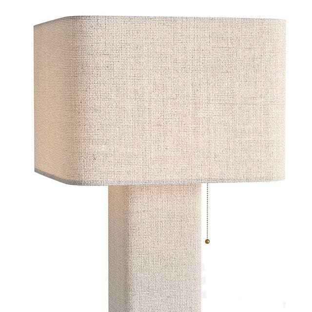 Modern Minimalism Fabric Table Lamp with Cylindrical Base - Lamps