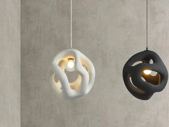 Wabi-sabi Modern Pendant Lamps for Living Room Bedroom Dining - Lamps