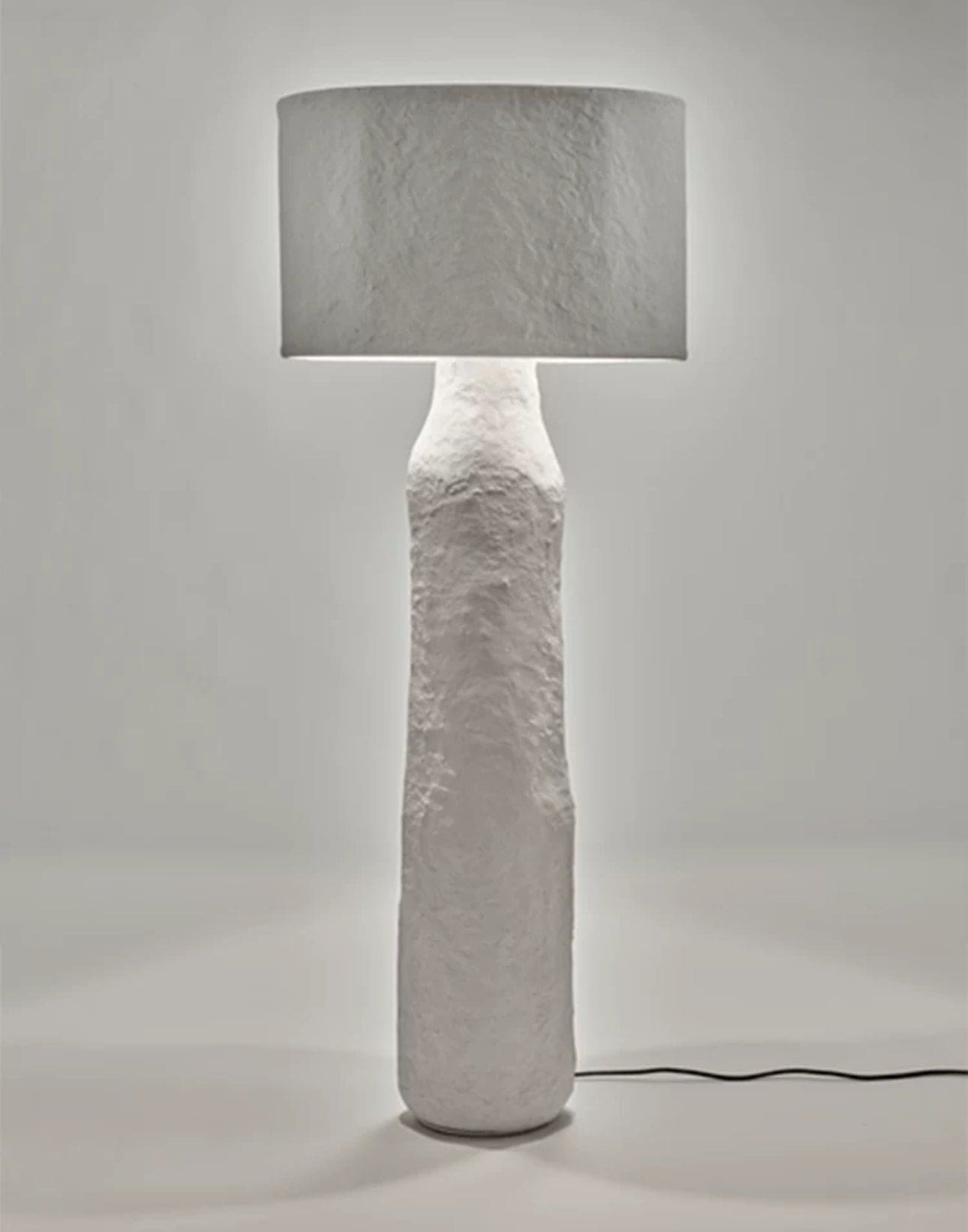 Floor Lamp for Living Room | Minimalist Resin Light for Modern Interiors - Lamps