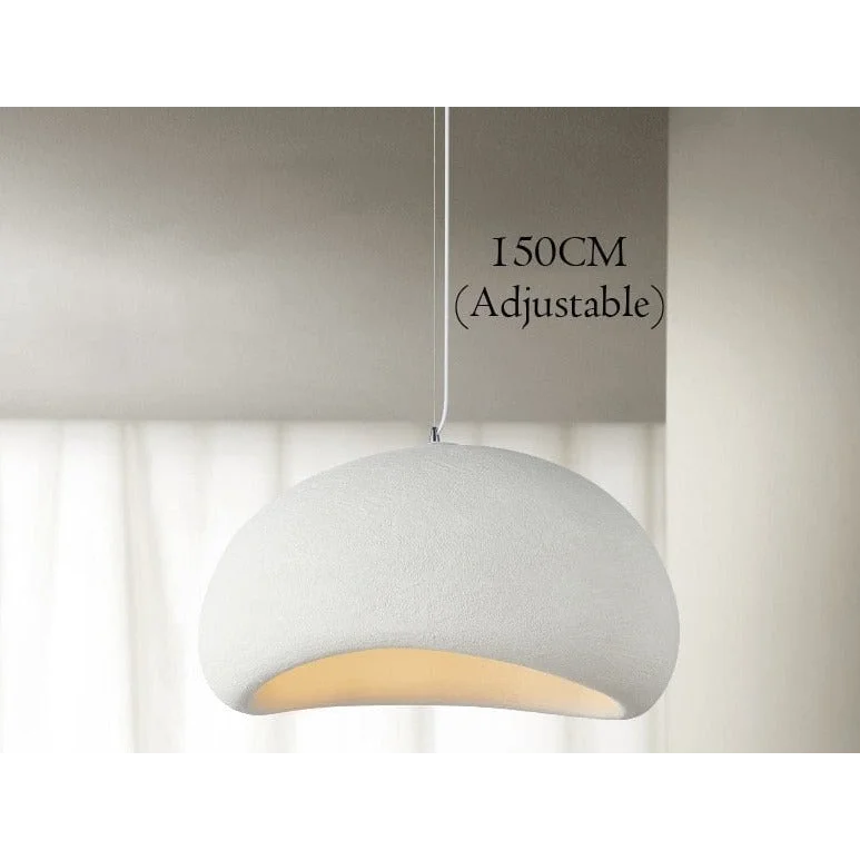 Solid Resin Wabi-sabi Pendant Light | Organic Asymmetrical Dome | Multi-size | Casalola Lights Casalolalights Luxury