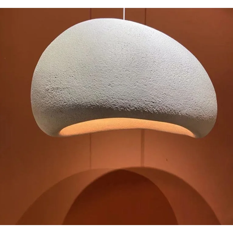 Solid Resin Wabi-sabi Pendant Light | Organic Asymmetrical Dome | Multi-size | Casalola Lights Casalolalights Luxury