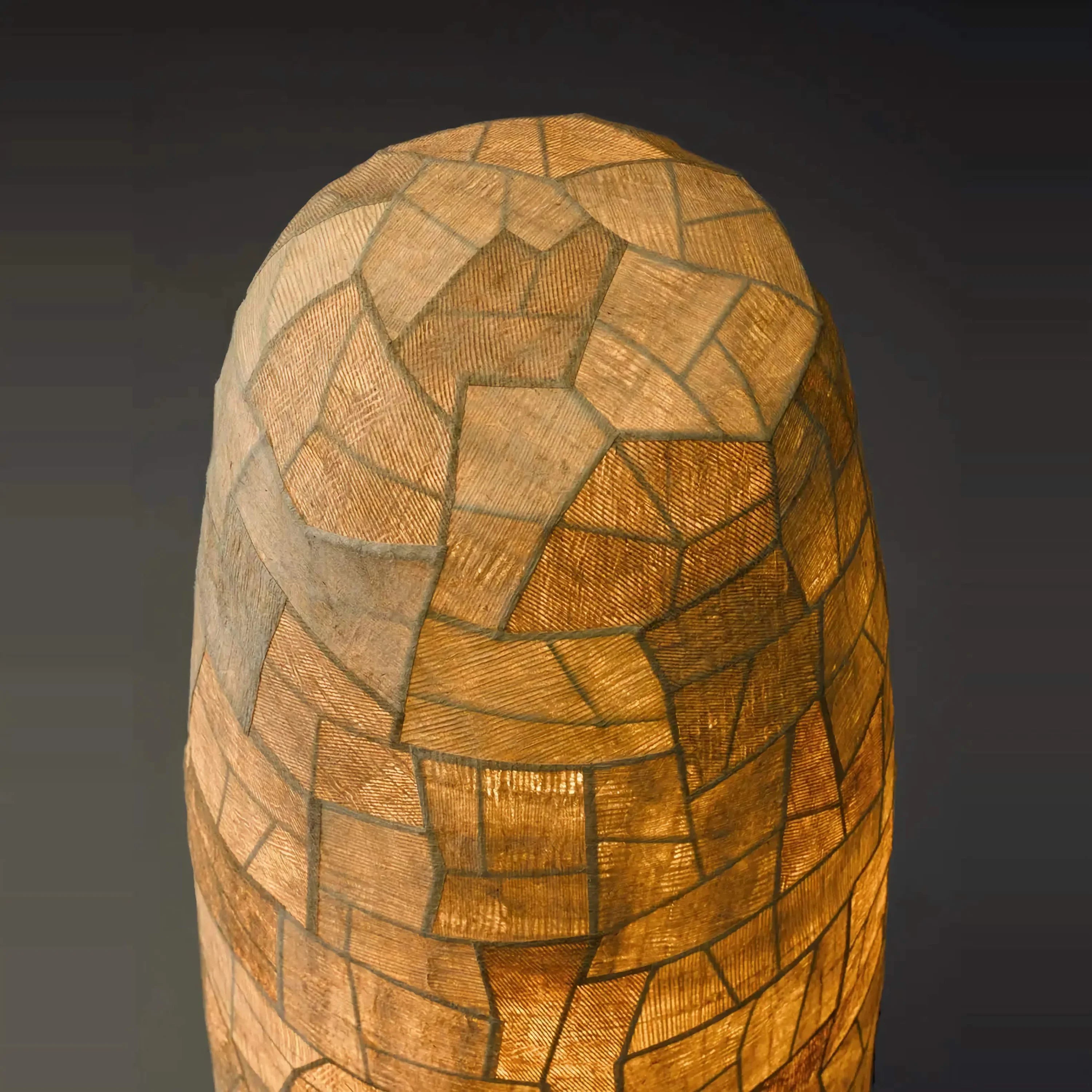 Fossilized parchment surface texture detail
