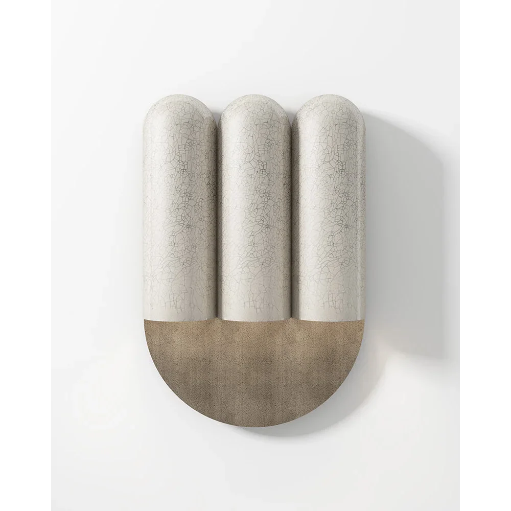 Triple Ceramic Crackle Wall Sconce Bronze – Modern Hallway Bedroom Accent Light Casalolalights Luxury Lamps