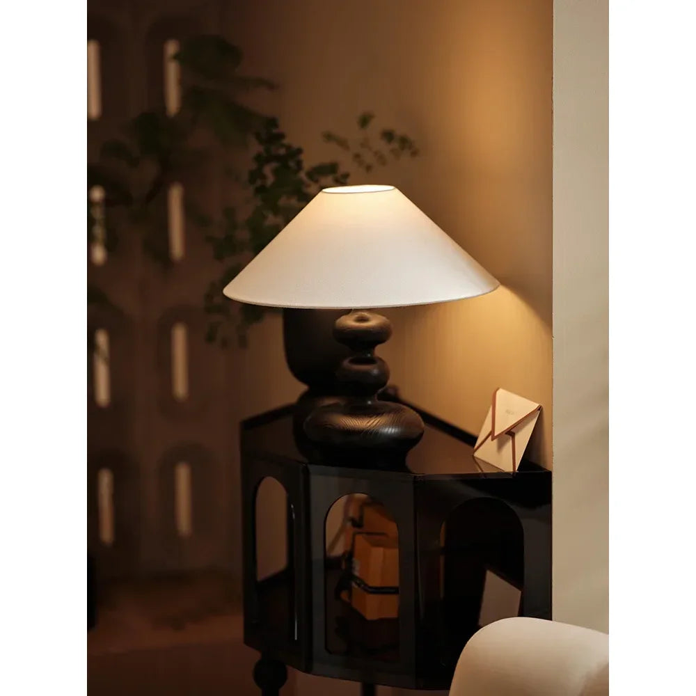 Wabi Sabi Table Lamp for Quiet Luxury Interior Homes
