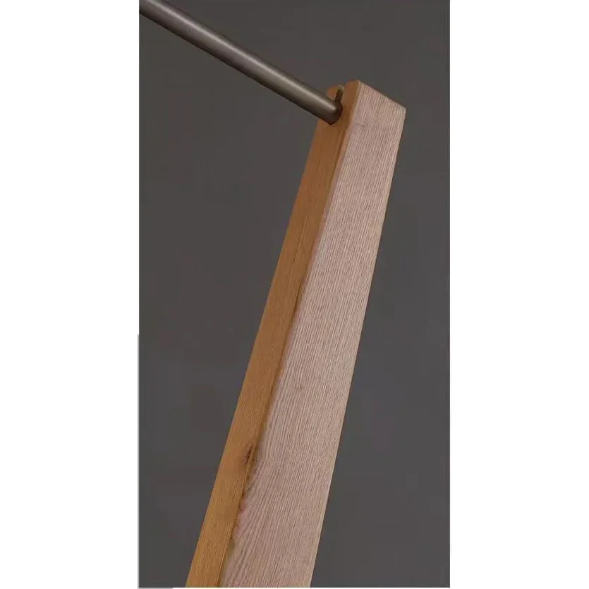 Walnut Angled Arm Floor Lamp | 90cm Reach Over Sofa 180cm Tall E26/e27 Dimmable Option Casalola Lights Luxury Lamps
