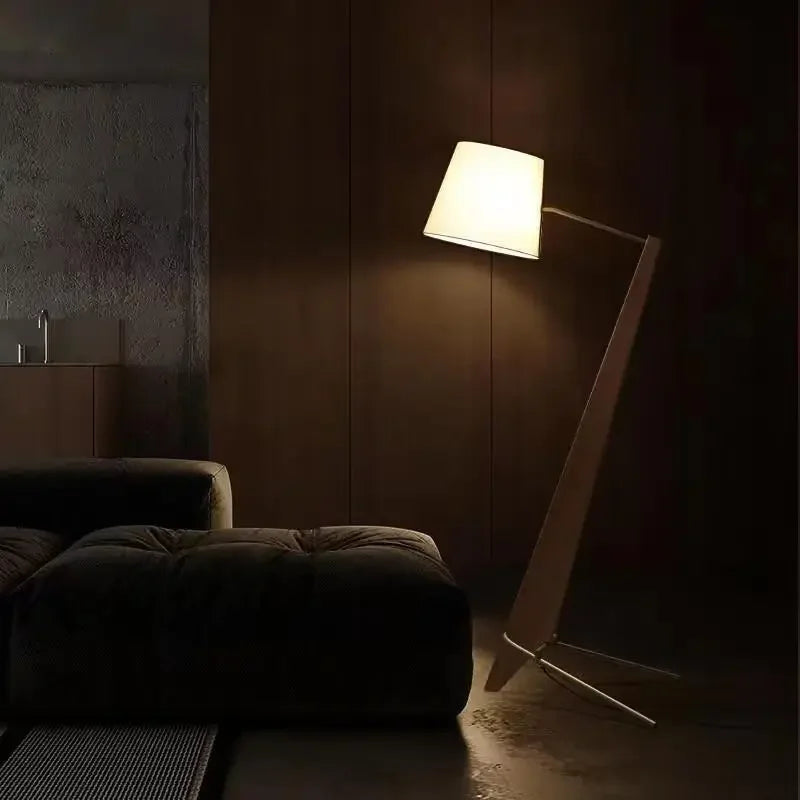 Walnut Angled Arm Floor Lamp | 90cm Reach Over Sofa 180cm Tall E26/e27 Dimmable Option Casalola Lights Luxury Lamps