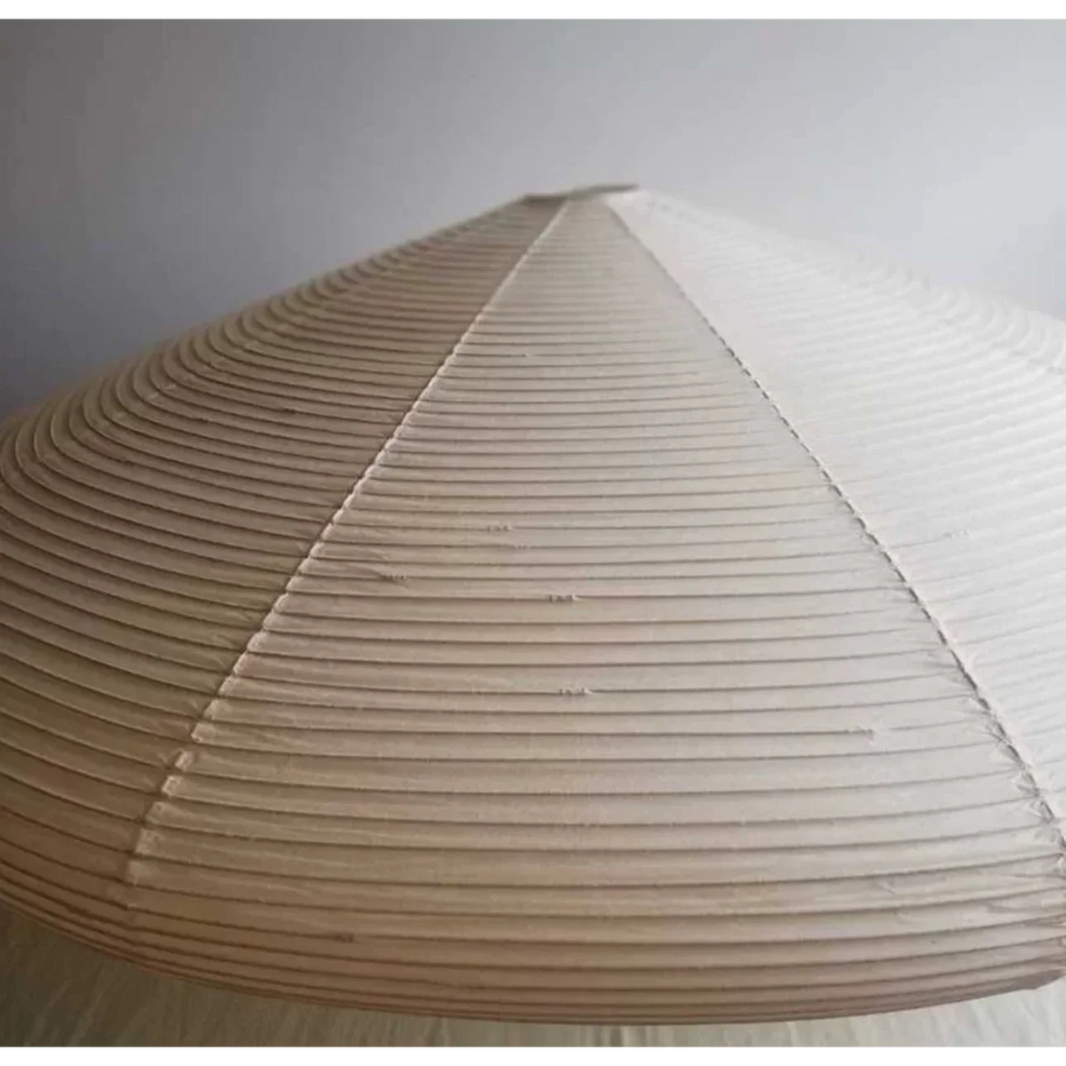 Large Washi Paper Disc Pendant Bamboo Ribs | Wide Halo Over a Dining Table Handmade Japandi Casalola Lights Luxury