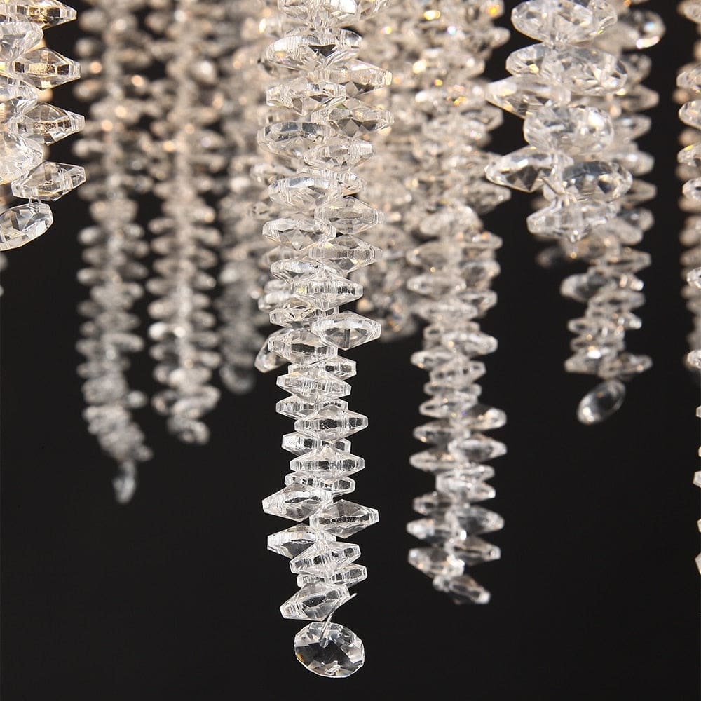 Real Crystal Chandelier | Wisteria Luxury Lighting for Stairs Living Room Restaurants - Chandeliers