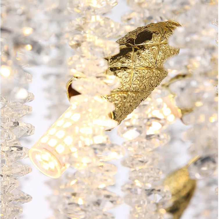 Real Crystal Chandelier | Wisteria Luxury Lighting for Stairs Living Room Restaurants Casalolalights Luxury Lamps