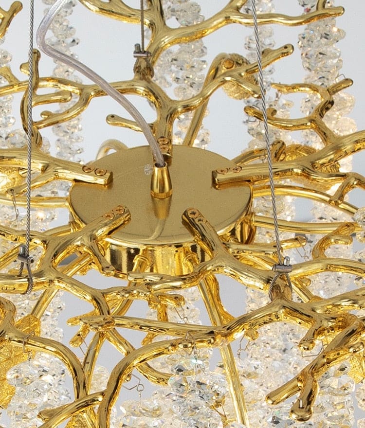 Real Crystal Chandelier | Wisteria Luxury Lighting for Stairs Living Room Restaurants - Chandeliers