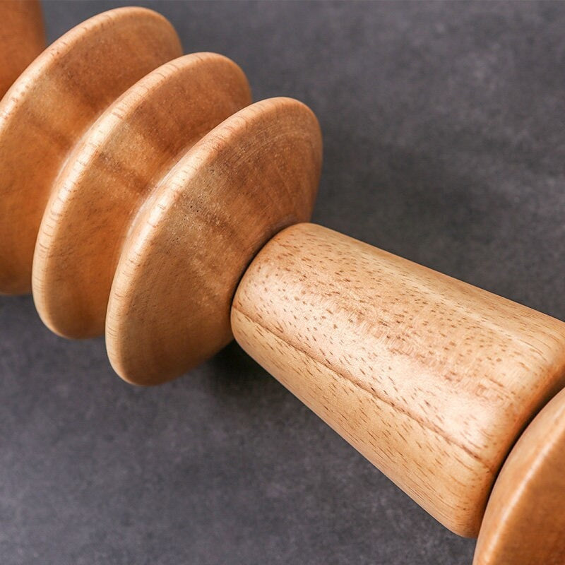 Wooden Geometric Beads String Pendant Lamp - Lamps