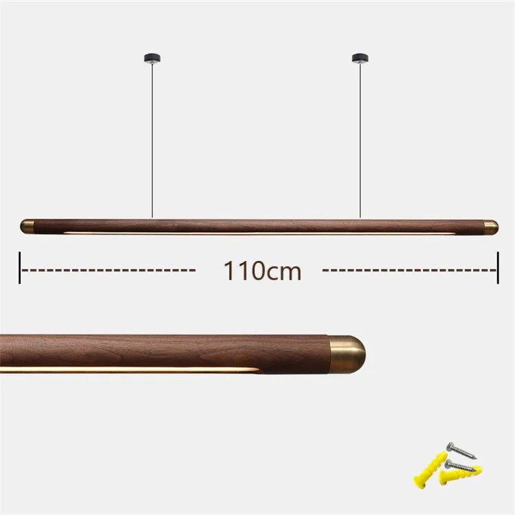 Wood Kitchen Linear Pendant Lighting Contemporary Decor Casalolalights Luxury Lamps for Interior Designers