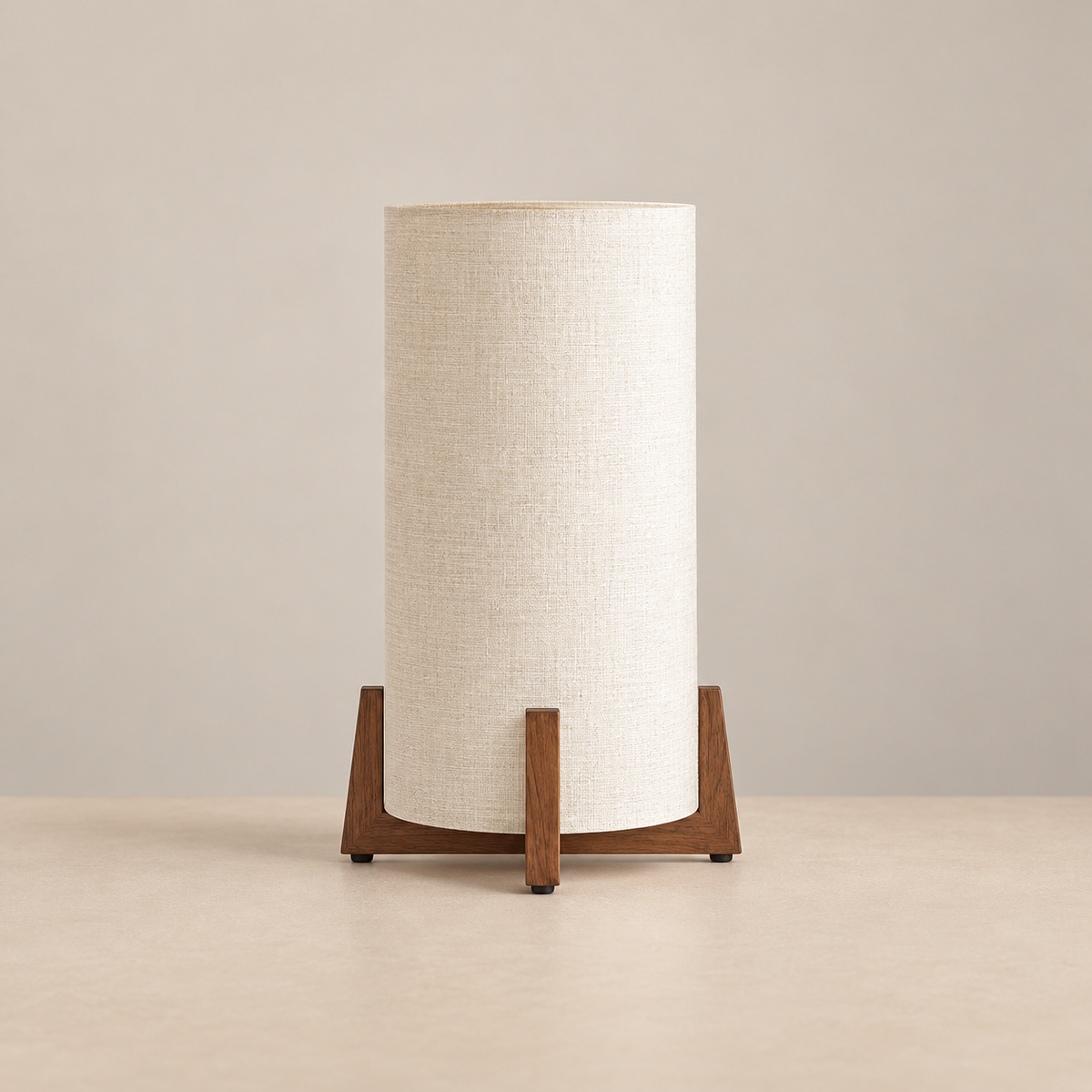 Wood & Linen Lamp