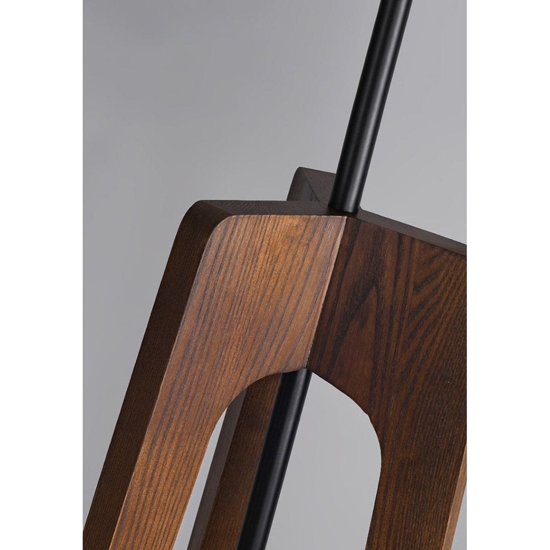 Tripod Table Lamp Wood Black Acrylic Lampshade and Floor Lighting Japandi Decor - Lamps
