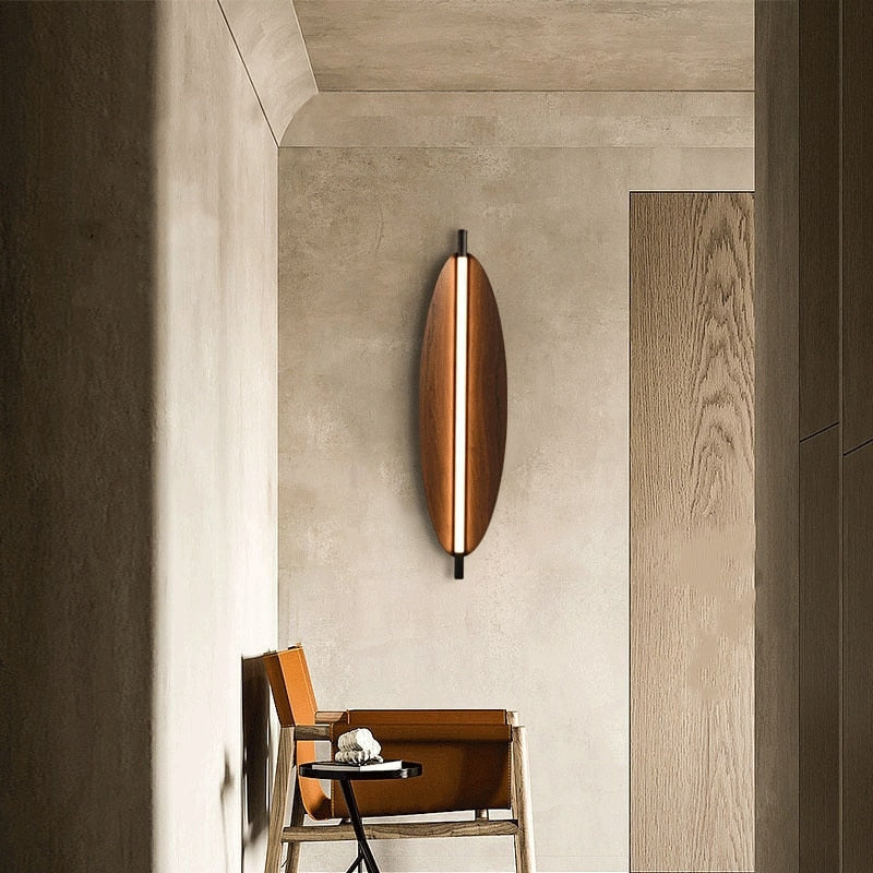 Walnut Wall Light Fixtures | Bedside Lights | Minimalist Lamps | Casalola - Sconces