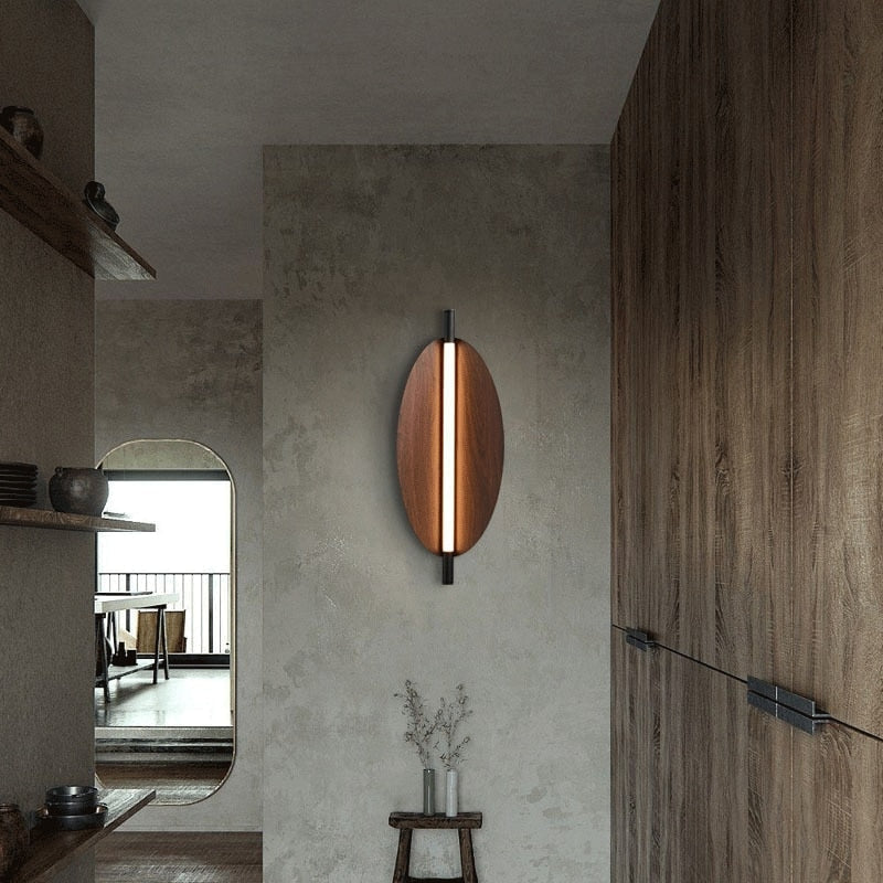 Walnut Wall Light Fixtures | Bedside Lights | Minimalist Lamps | Casalola - Sconces