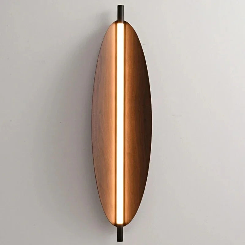 Wood Wall Light | Walnut & Metal Led Sconce Dimmable Warm Minimalist Japandi Bedside Hallway Casalolalights Luxury