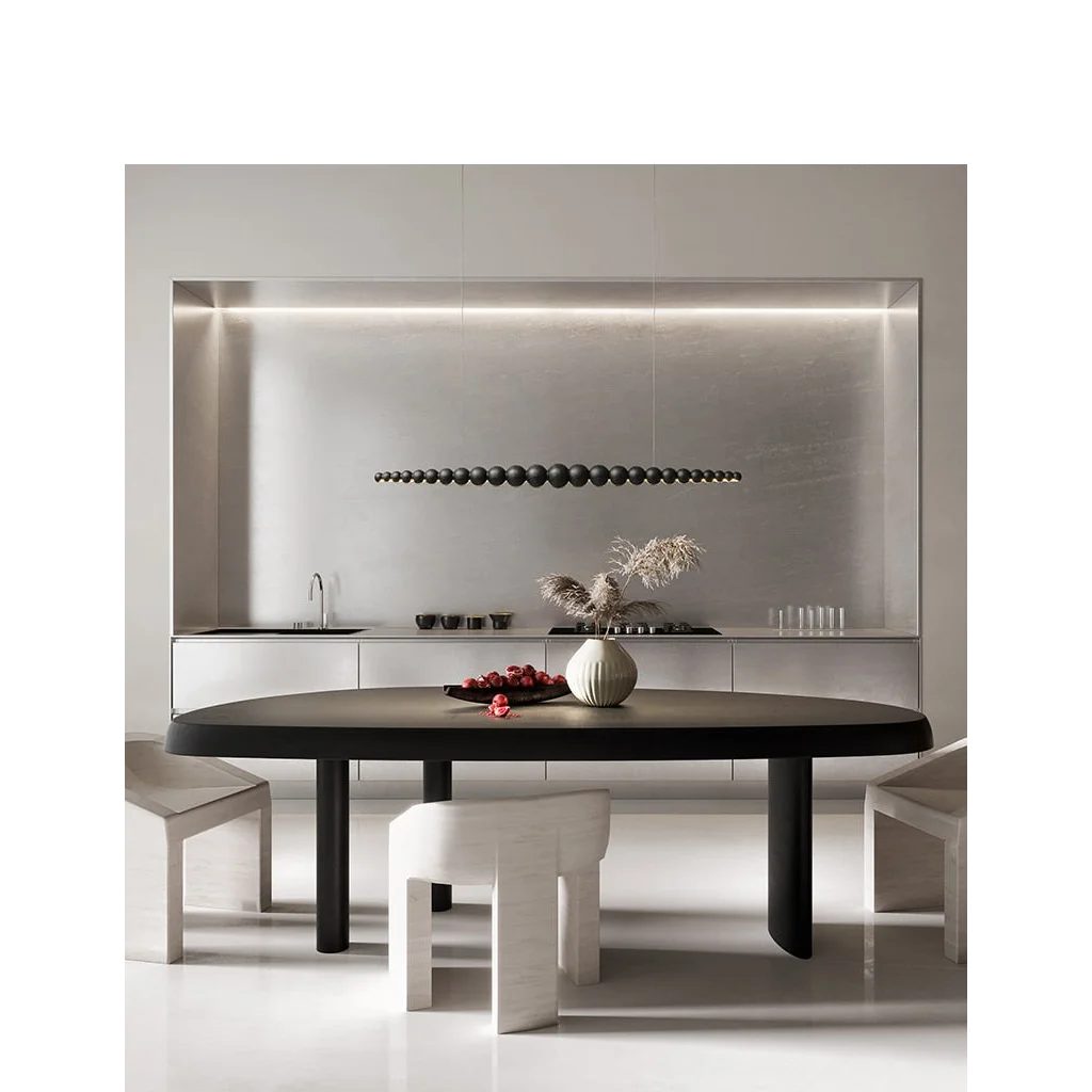 Wooden Beads Bar Pendant Lighting | Modern Led Kitchen Island Dining Room | Casalola