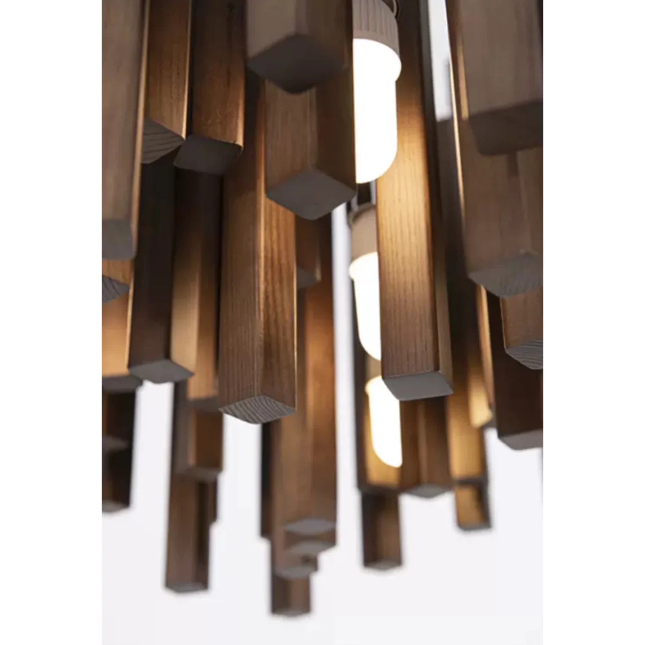 Wood Beam Pendant Light – Rustic Linear Chandelier for Dining Room Kitchen or Living Casalolalights Luxury Lamps