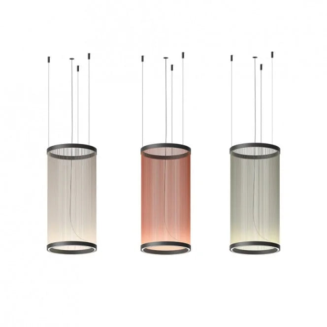 Woven Thread Pendant Light for Dining Room or Stairwell | Red Green Cream 14.6 to 48.8 Inch Led Casalola Lights Luxury