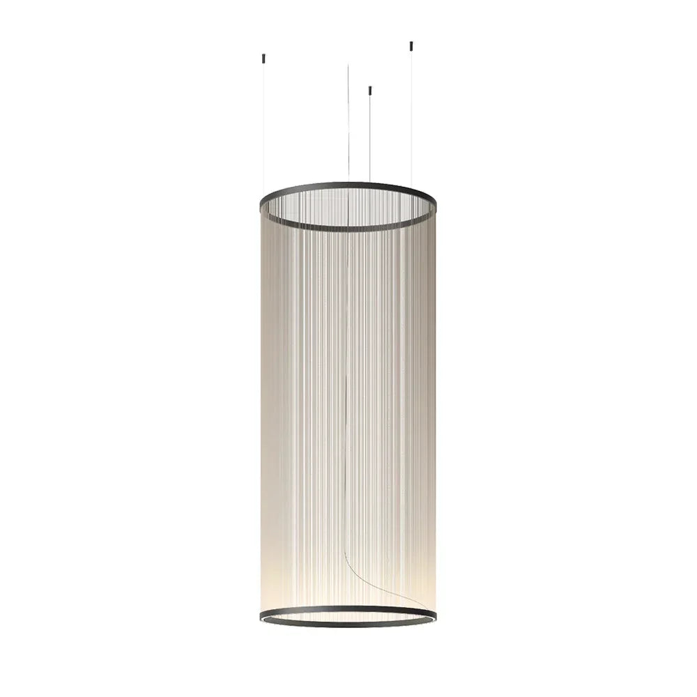 Woven Thread Pendant Light for Dining Room or Stairwell | Red Green Cream 14.6 to 48.8 Inch Led Casalola Lights Luxury