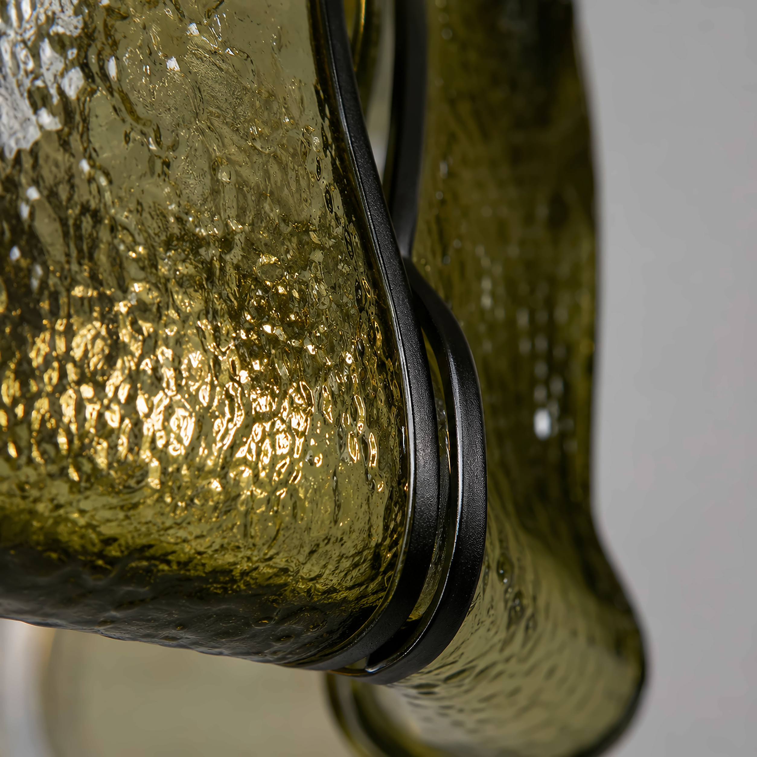 The Bronze Arcadia Semi-Flush | Textured Glass | CLND028