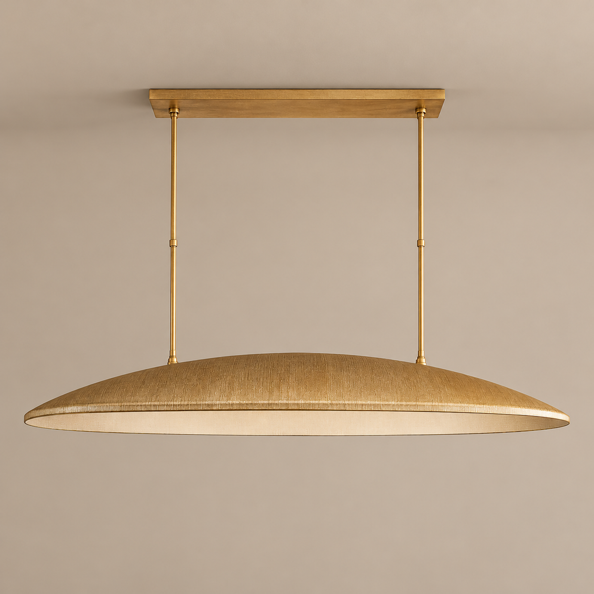 Linear Brass Pendant Light | CLMJU014