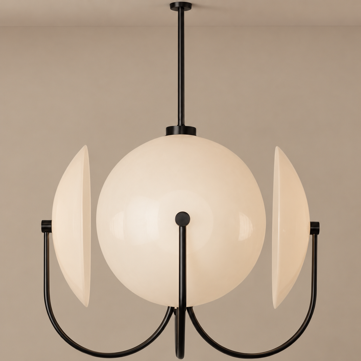 Opal Globe Orbit Semi Flush | CLDFTS27