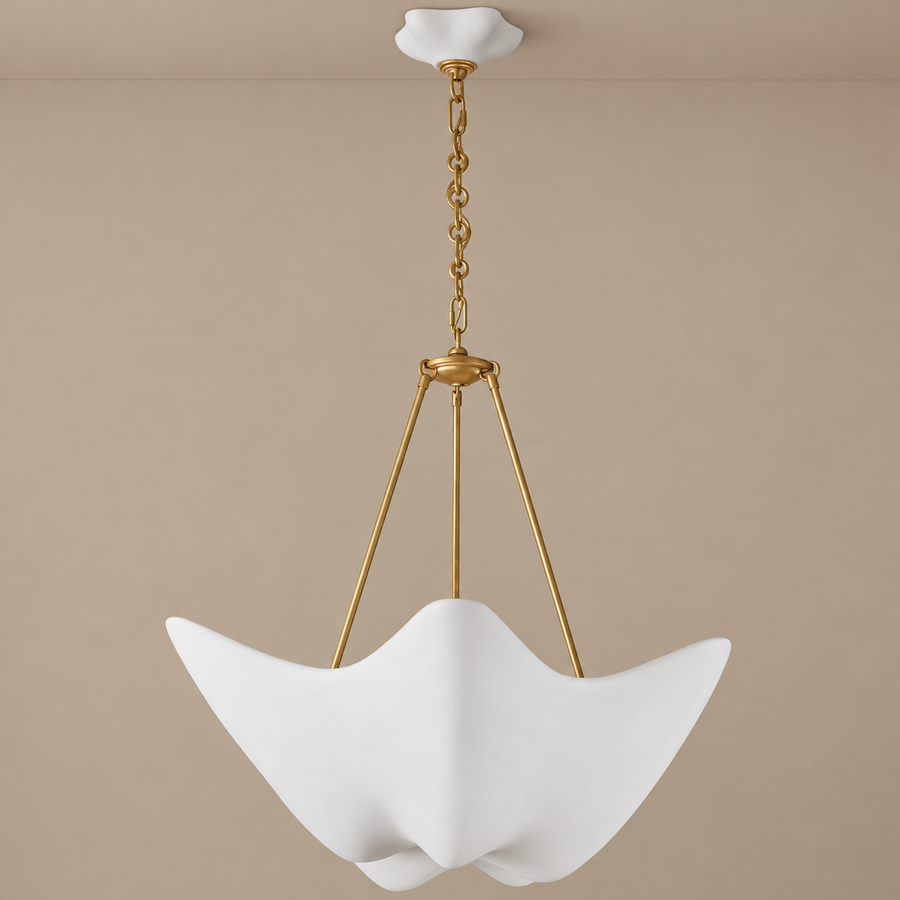 Plaster Wave Pendant
