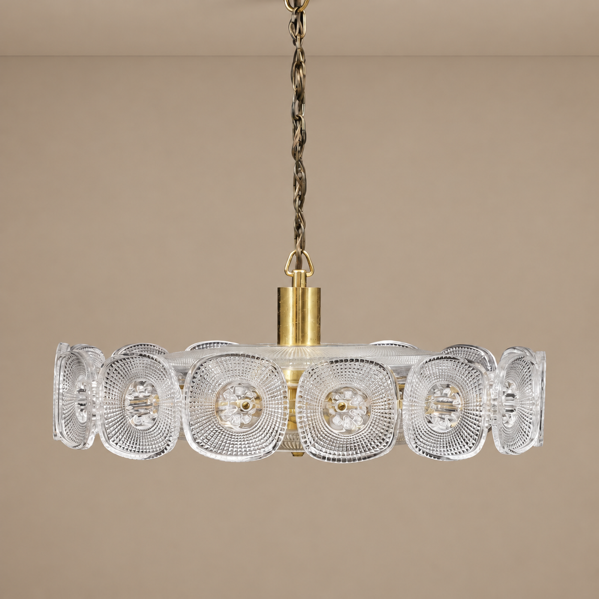 Clear Crystal Chandelier