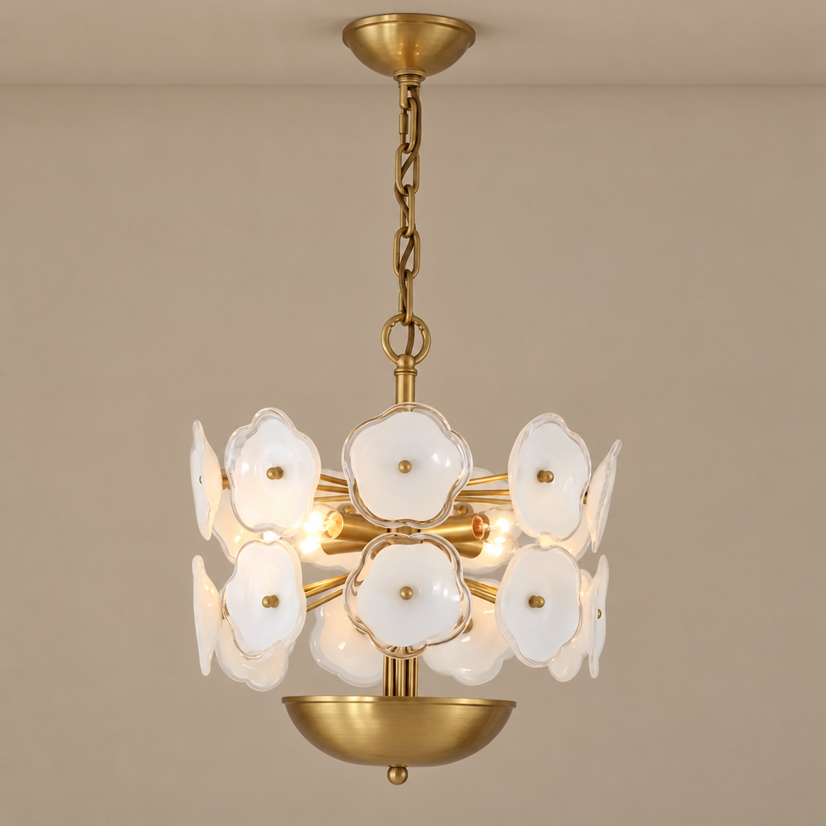 Flower Glass Chandelier