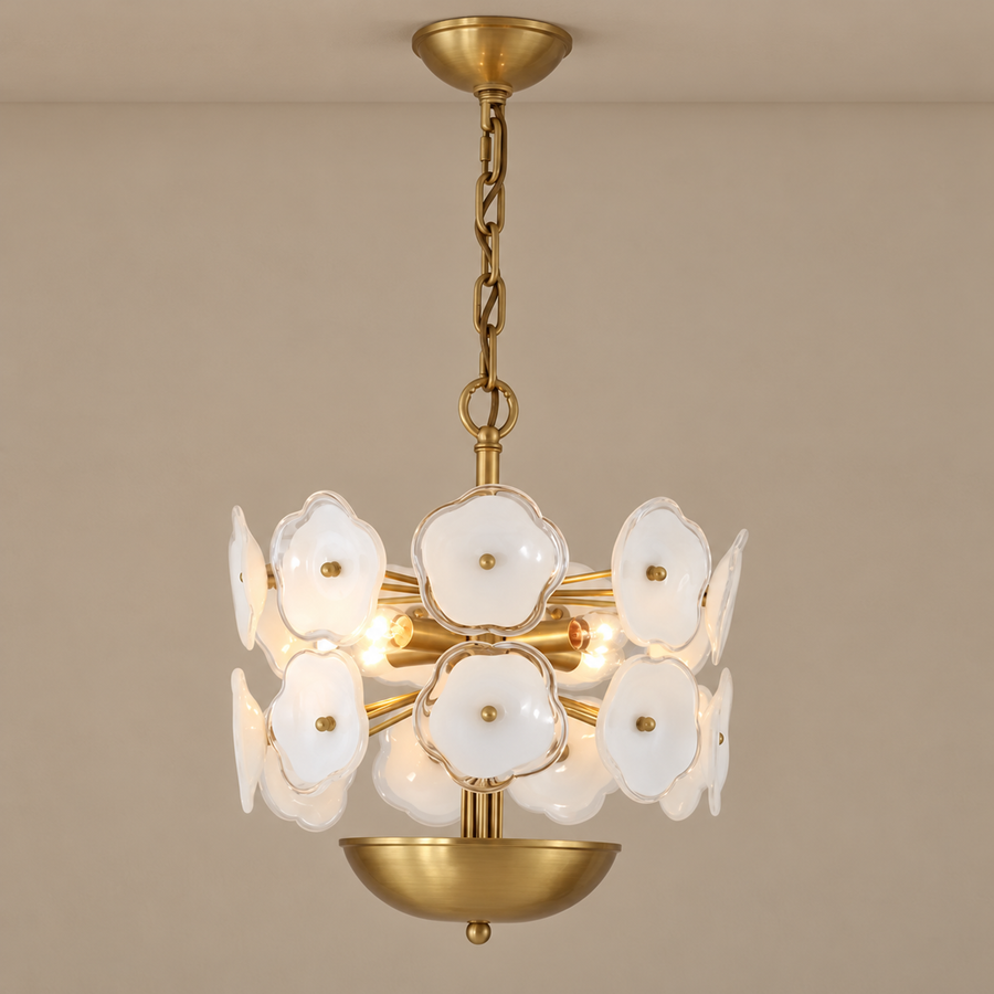 Flower Glass Chandelier