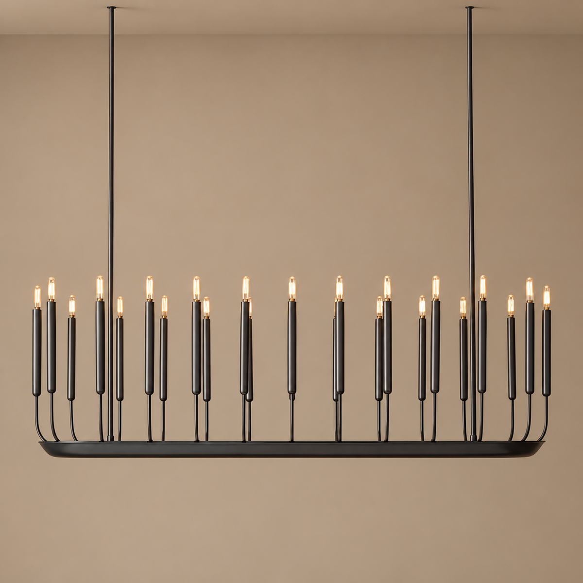 Architectural Candle Chandelier