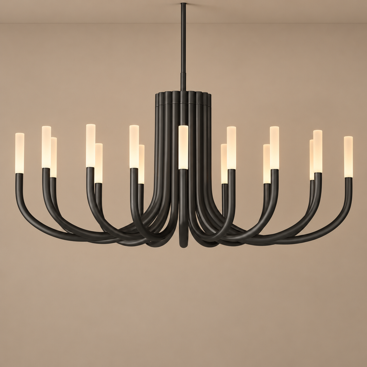 Grand Black Candelabra Chandelier | CL0287KLB