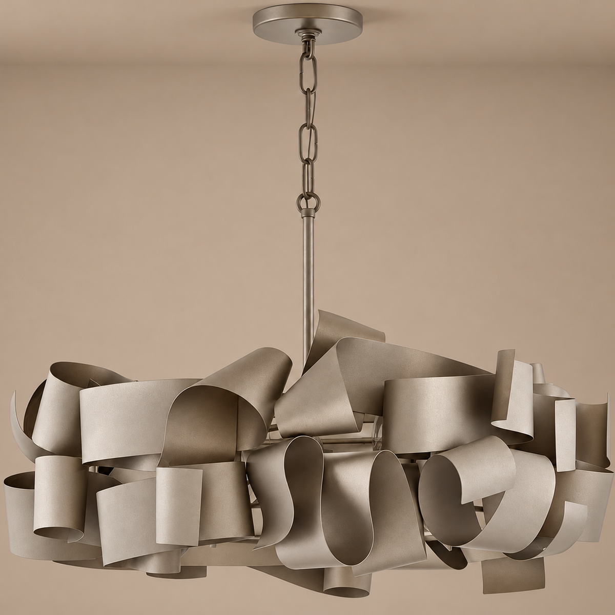Metal Ribbon Ceiling Light | CL377852G