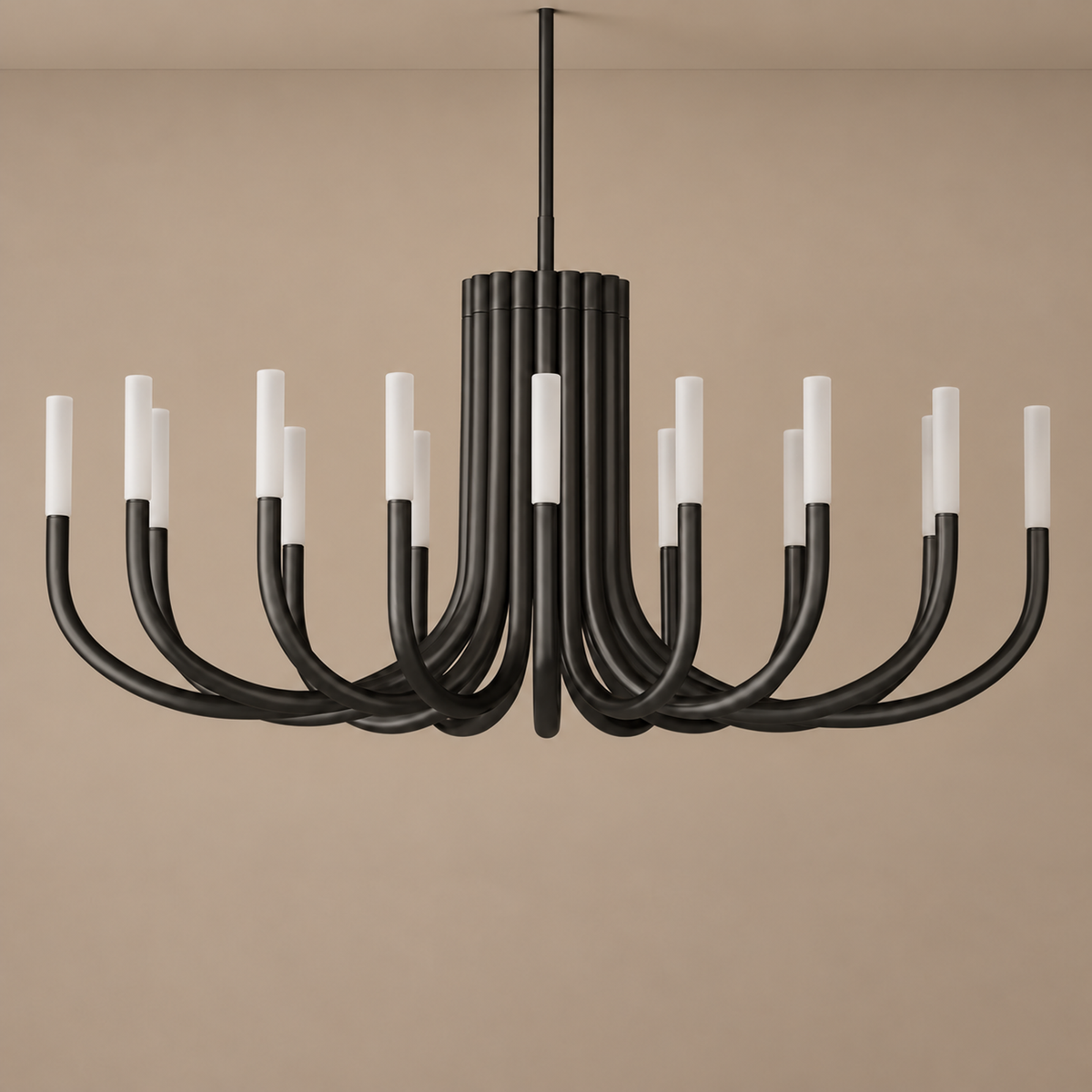 Grand Black Candelabra Chandelier | CL0287KLB