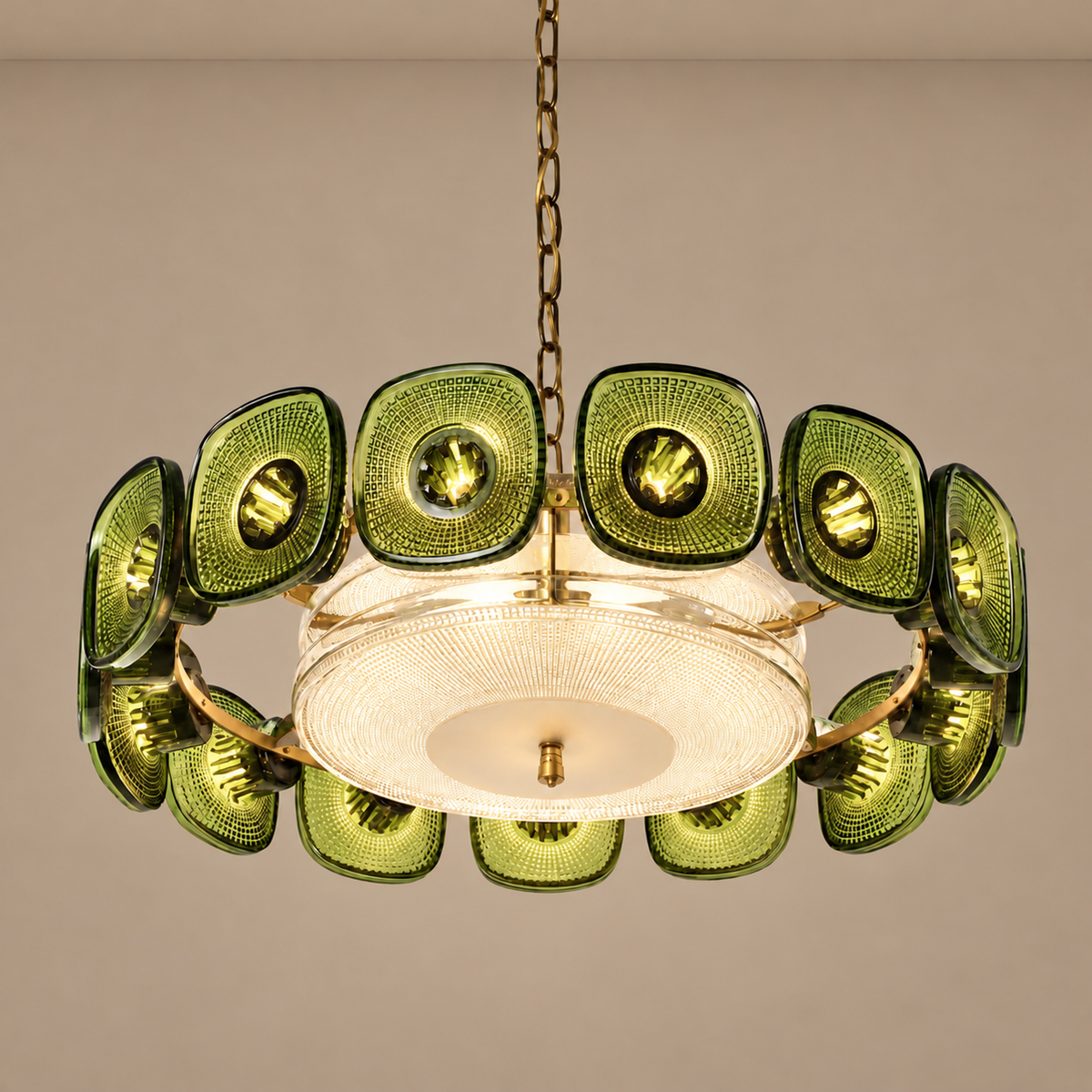 Olive Crystal Chandelier | CLDWW025